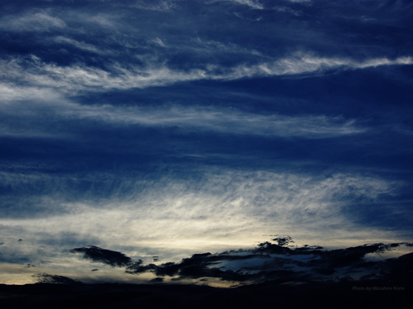 夕方の雲1サムネイル